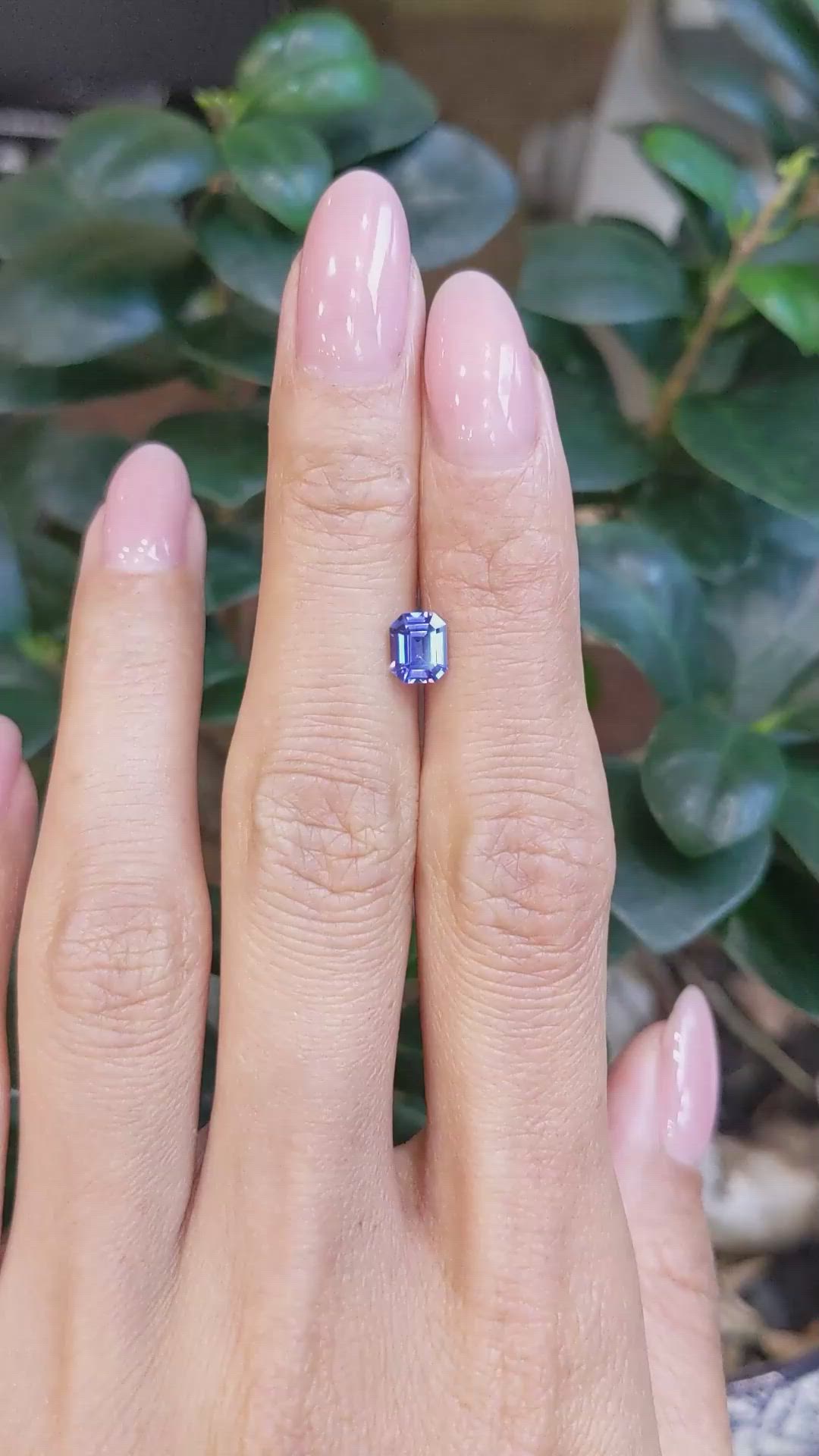 0.92 Ct. Blue Sapphire from Ceylon (Sri Lanka) Size Video