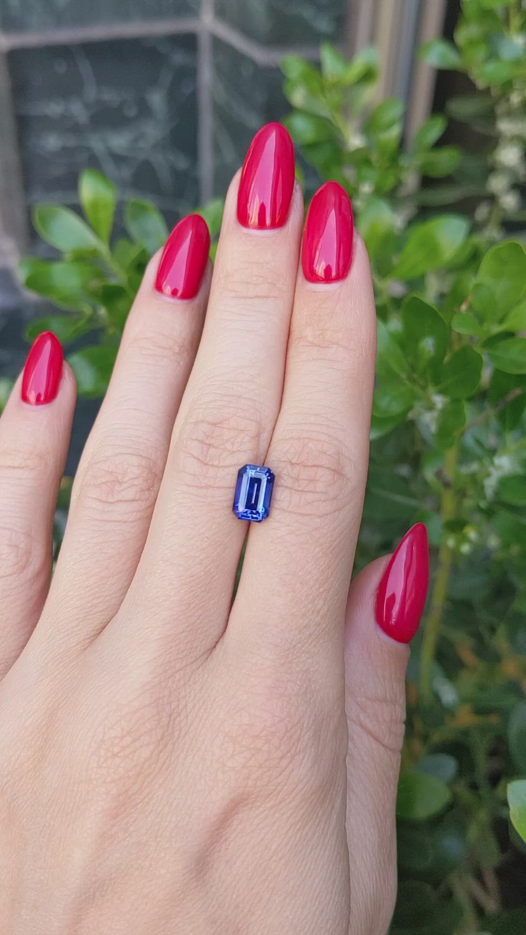 2.57 Ct. Blue Sapphire from Ceylon (Sri Lanka) Size Video