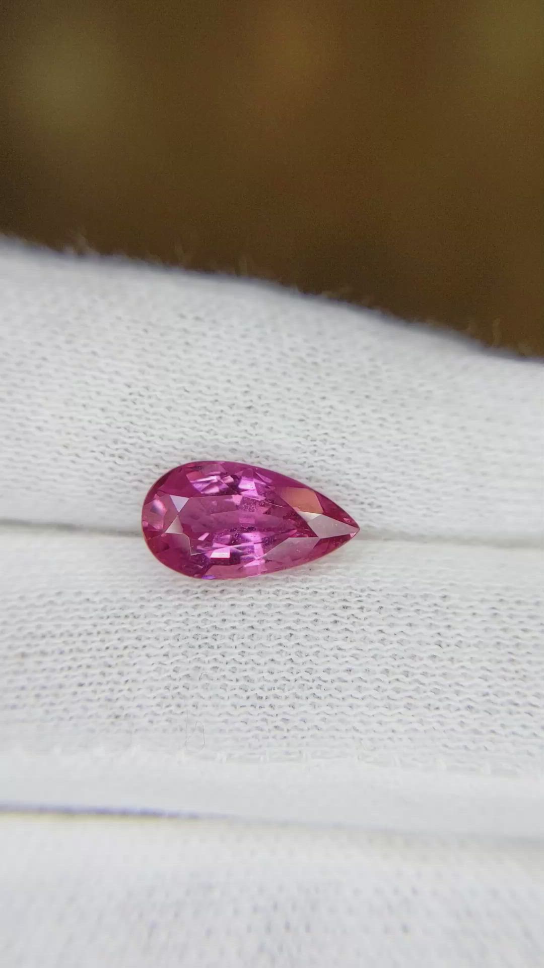 3.02 Ct. Pink Sapphire from Ceylon (Sri Lanka) Size Video