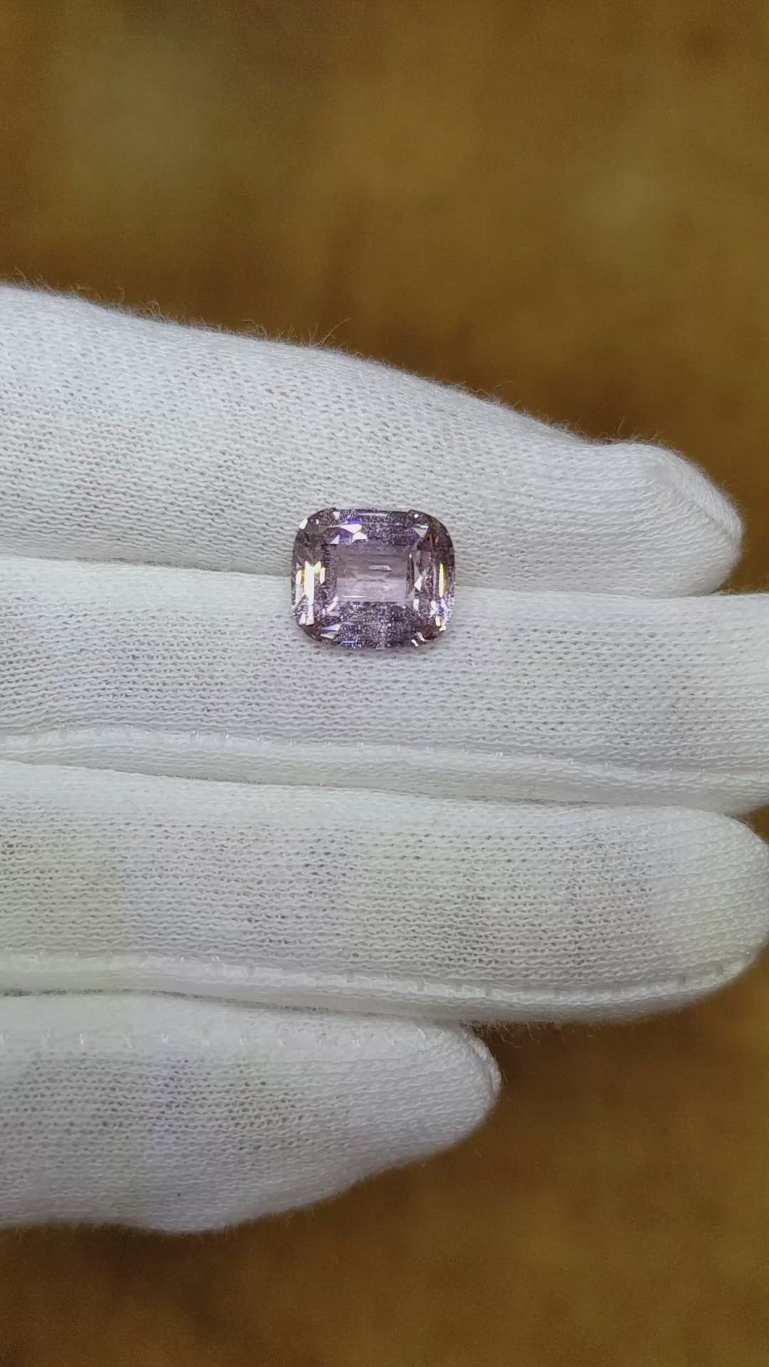 5.20 Ct. Pink Sapphire from Madagascar Size Video