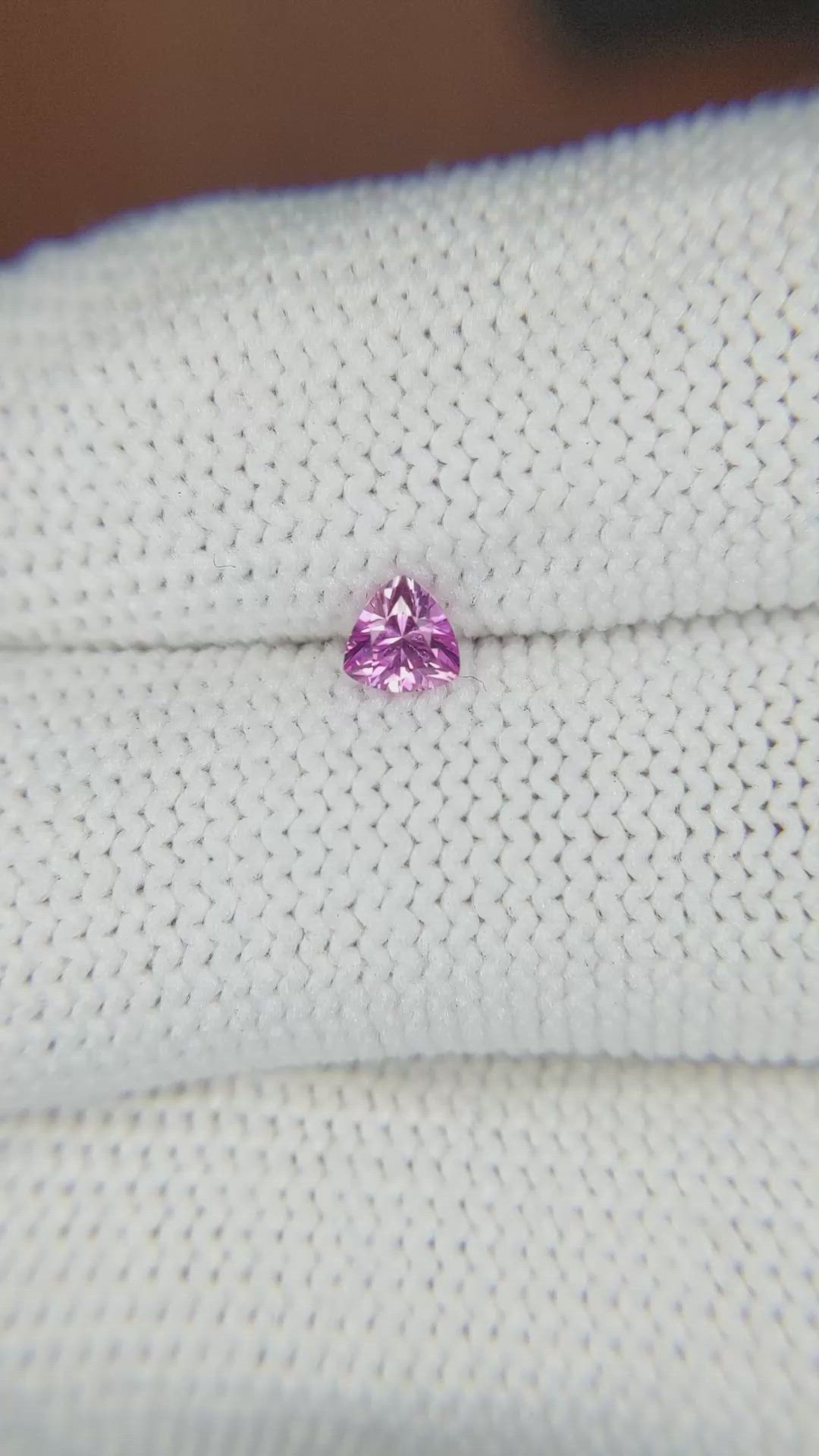 0.30 Ct. Pink Sapphire from Ceylon (Sri Lanka) Size Video