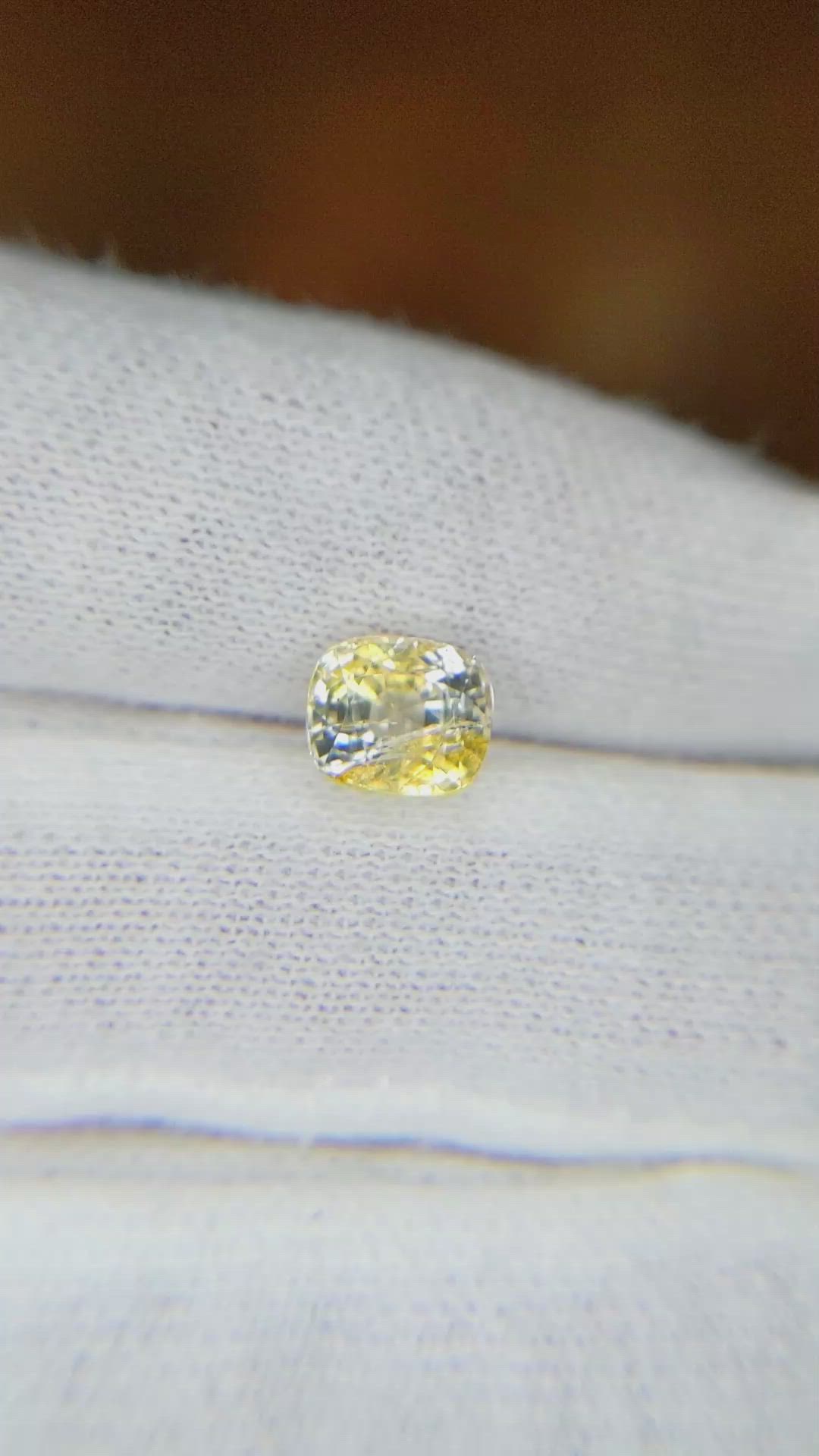 1.94 Ct. Bi Color Sapphire from Burma (Myanmar) Size Video