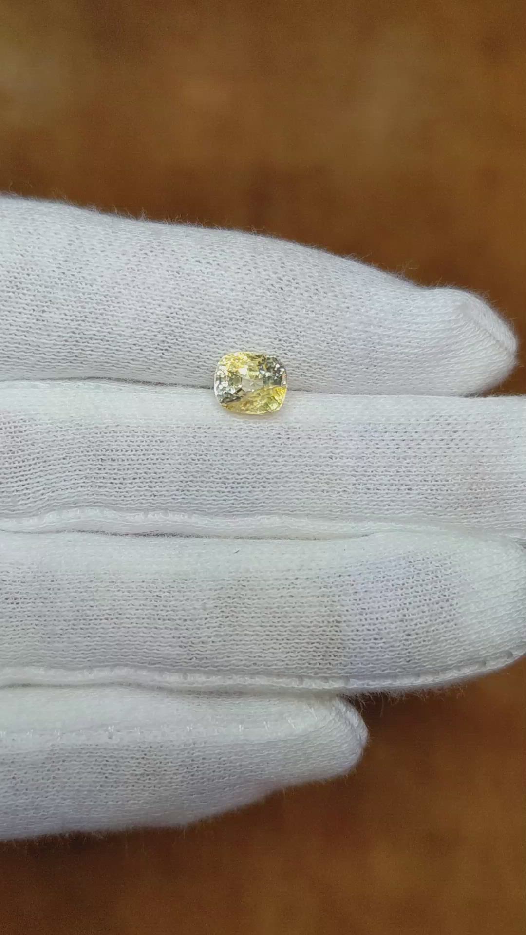 1.94 Ct. Bi Color Sapphire from Burma (Myanmar) Size Video