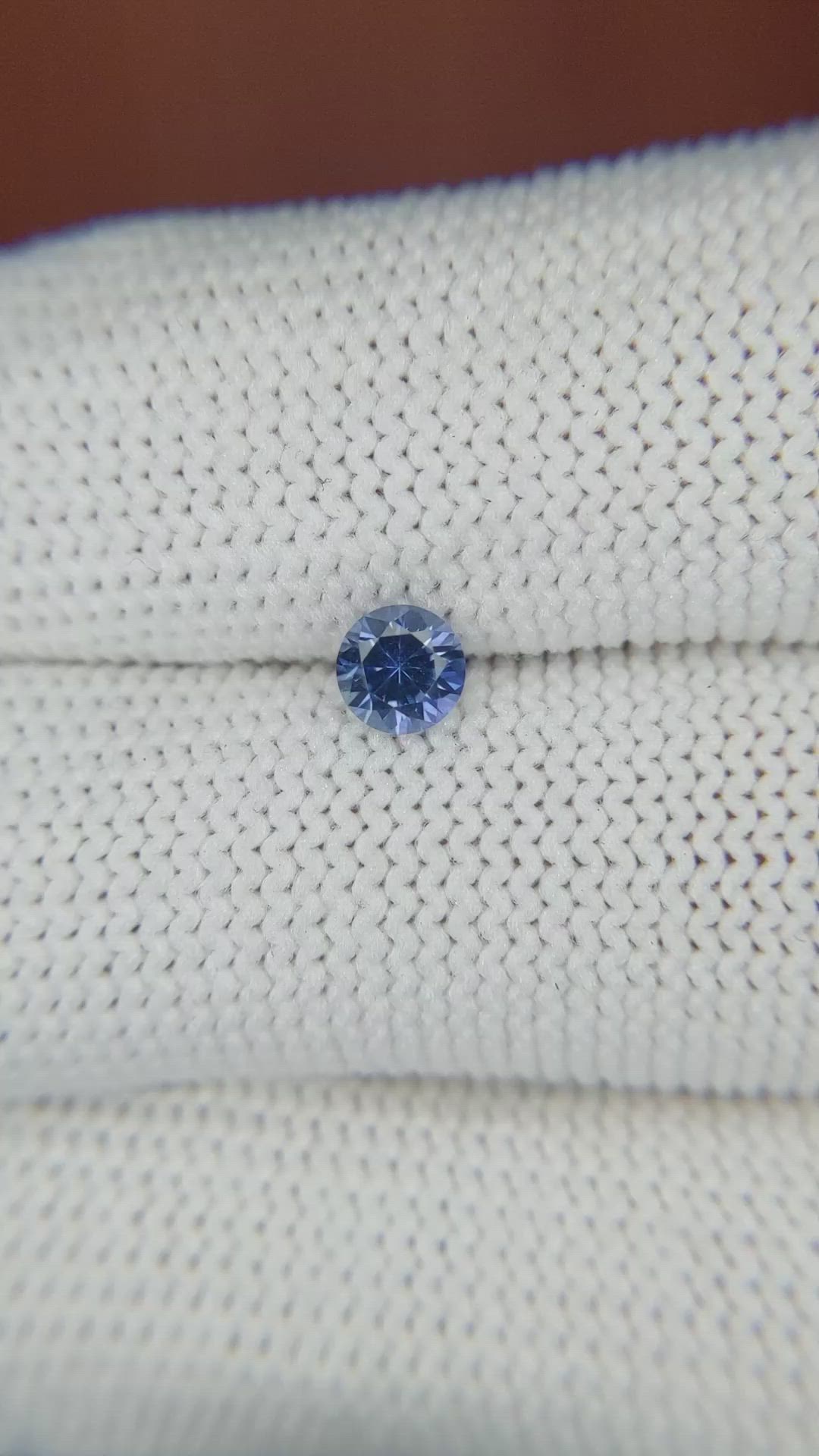 0.41 Ct. Blue Sapphire from Ceylon (Sri Lanka) Size Video