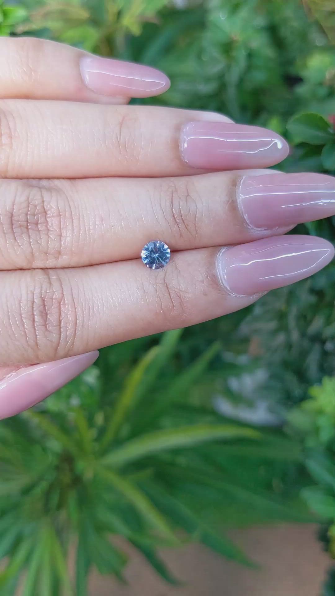 0.53 Ct. Blue Sapphire from Ceylon (Sri Lanka) Size Video