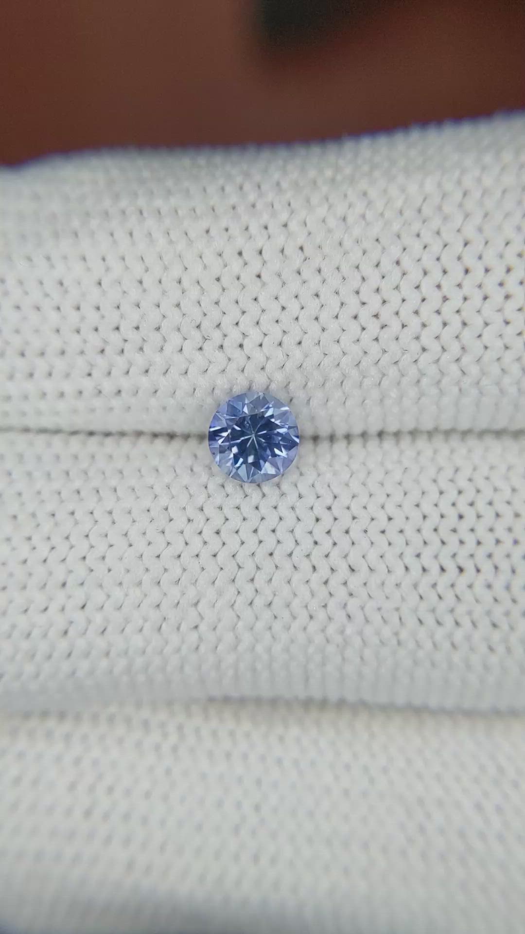 0.62 Ct. Blue Sapphire from Ceylon (Sri Lanka) Size Video
