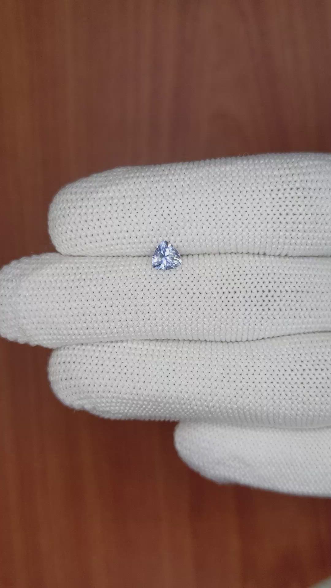 0.49 Ct. Blue Sapphire from Ceylon (Sri Lanka) Size Video