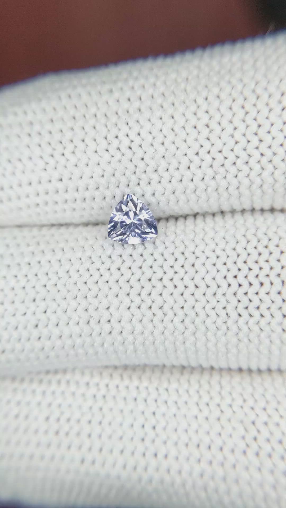 0.51 Ct. Blue Sapphire from Ceylon (Sri Lanka) Size Video