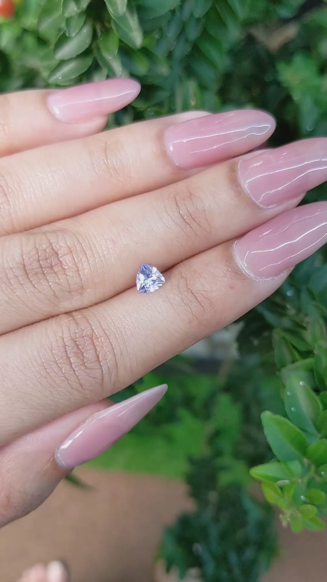 0.51 Ct. Blue Sapphire from Ceylon (Sri Lanka) Size Video