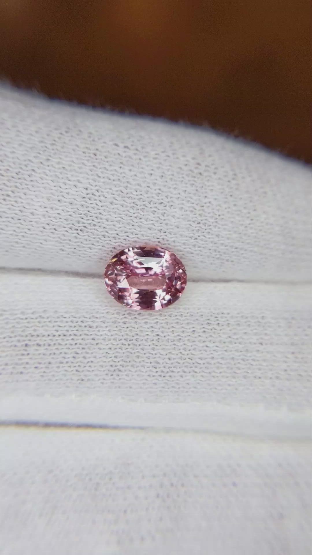 2.03 Ct. Pink Sapphire from Ceylon (Sri Lanka) Size Video