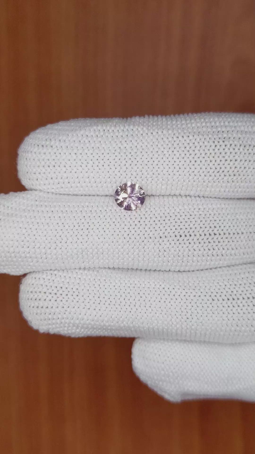 0.73 Ct. Pink Sapphire from Ceylon (Sri Lanka) Size Video