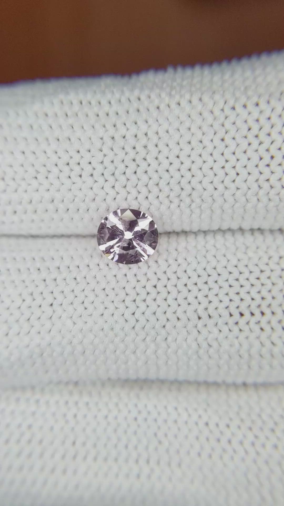 0.73 Ct. Pink Sapphire from Ceylon (Sri Lanka) Size Video