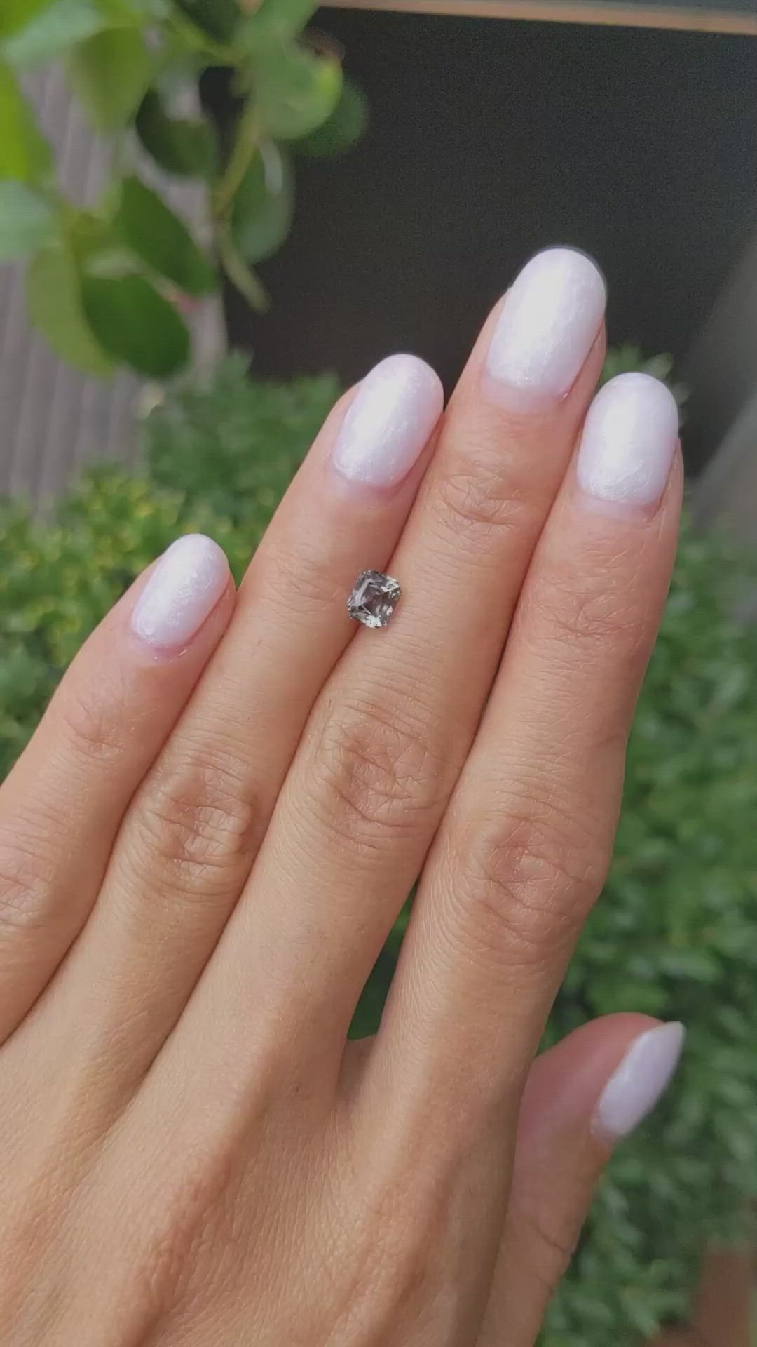 1.01 Ct. Greenish Brown Sapphire from Montana Size Video