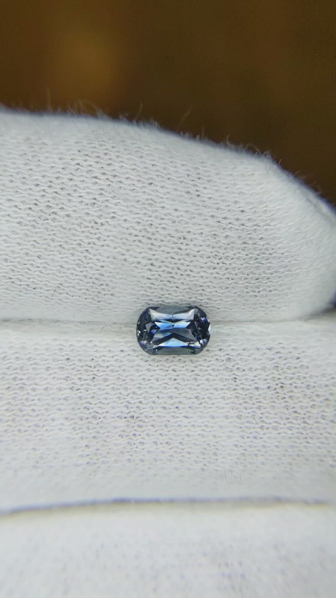 0.70 Ct. Greenish Blue Sapphire from Montana Size Video