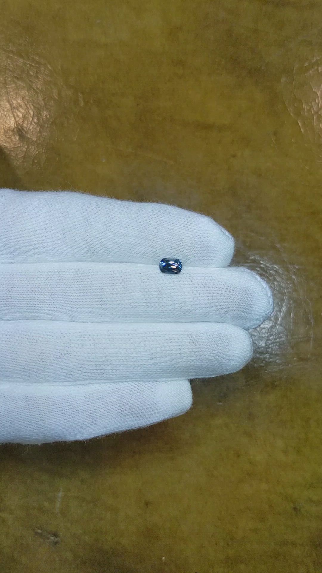 0.70 Ct. Greenish Blue Sapphire from Montana Size Video
