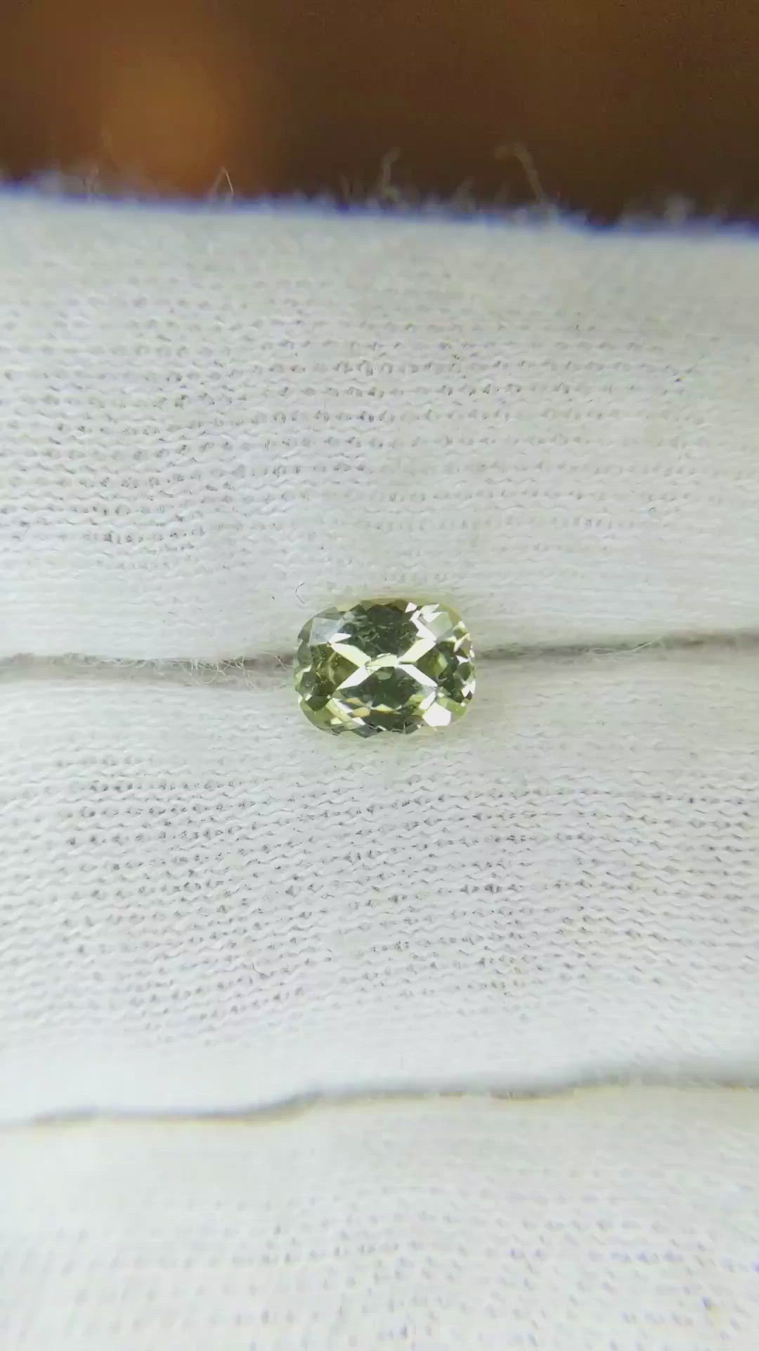 0.77 Ct. Sapphire from Montana Size Video