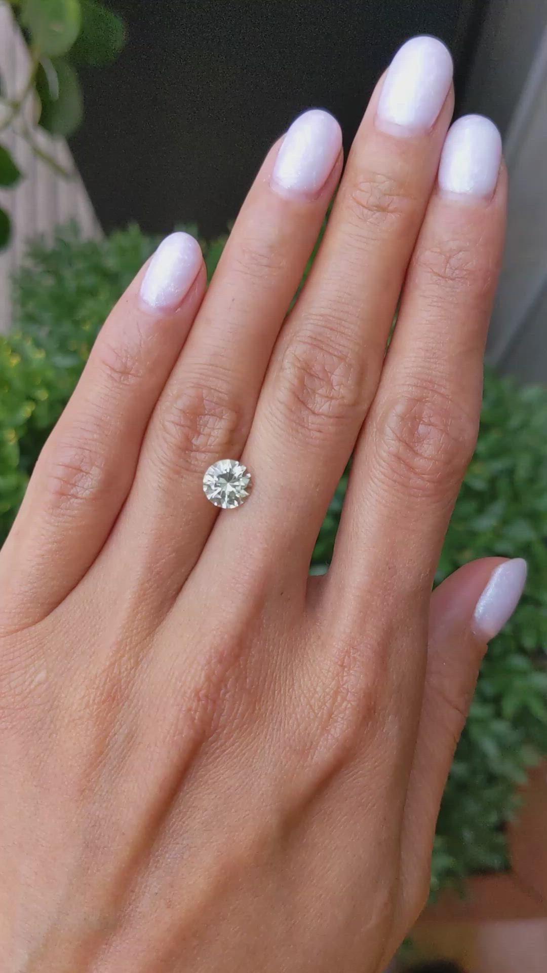 1.74 Ct. Yellowish Green Sapphire from Ceylon (Sri Lanka) Size Video