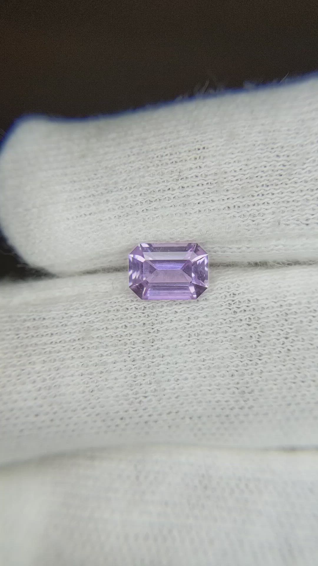 1.14 Ct. Purple Sapphire from Ceylon (Sri Lanka) Size Video