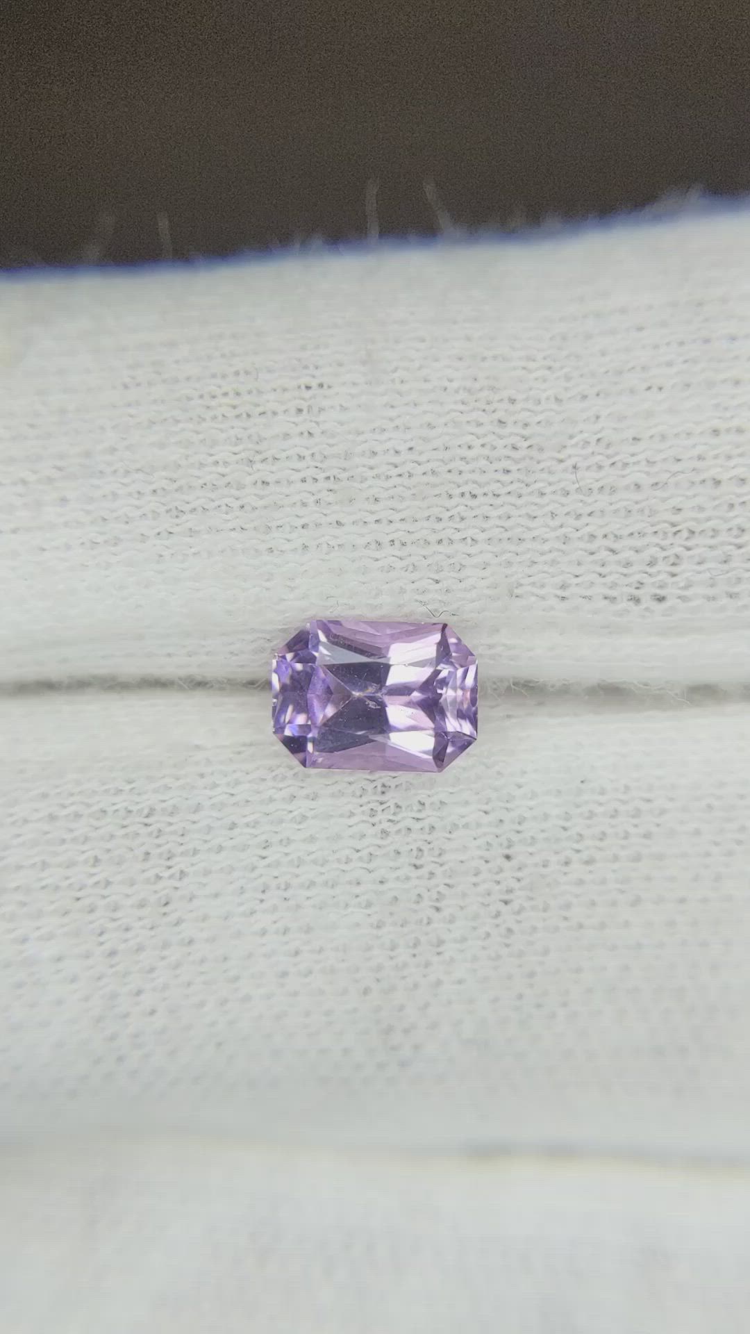 1.05 Ct. Purple Sapphire from Ceylon (Sri Lanka) Size Video