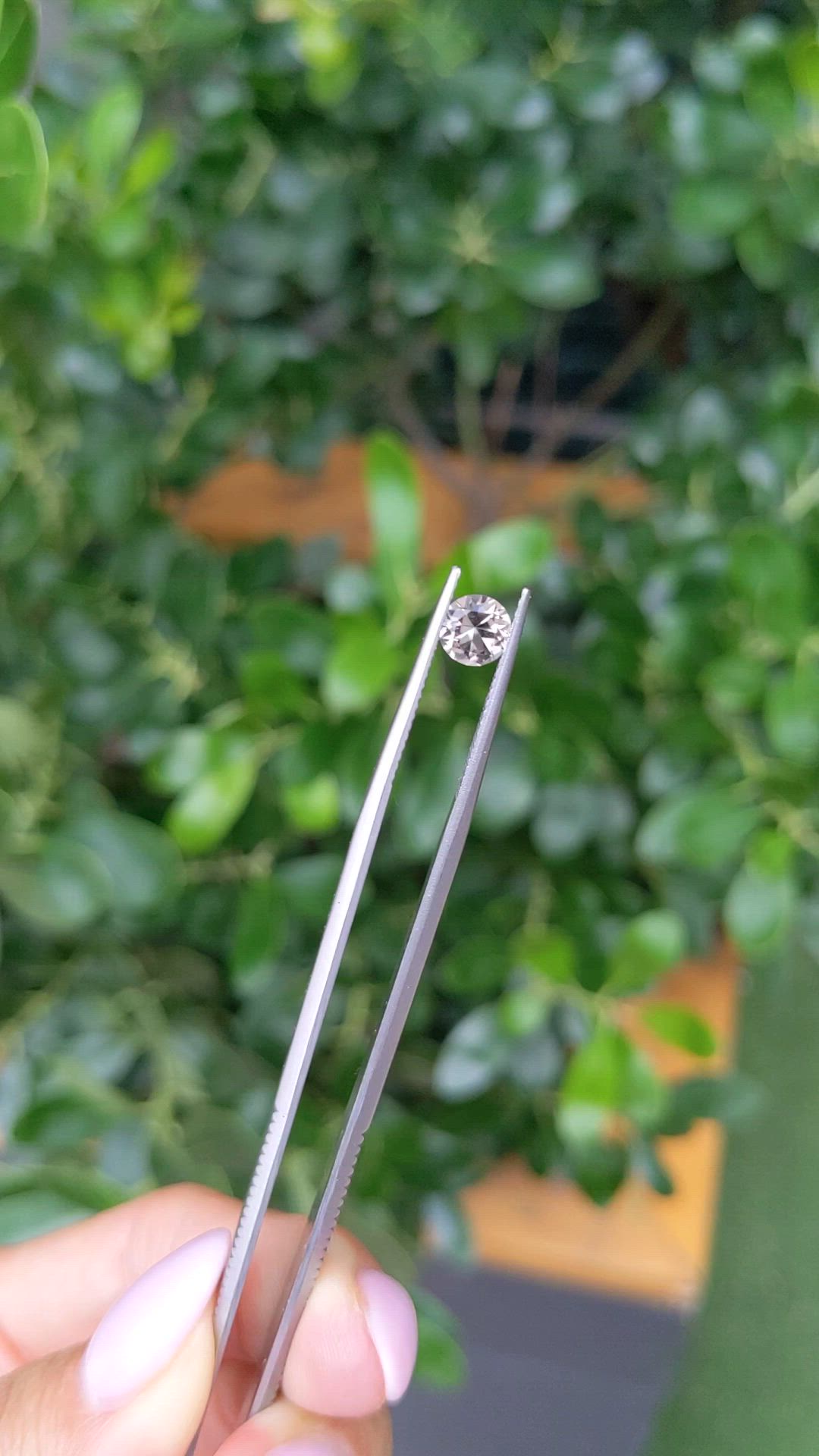 0.58 Ct. Greenish Brown Sapphire from Montana Size Video