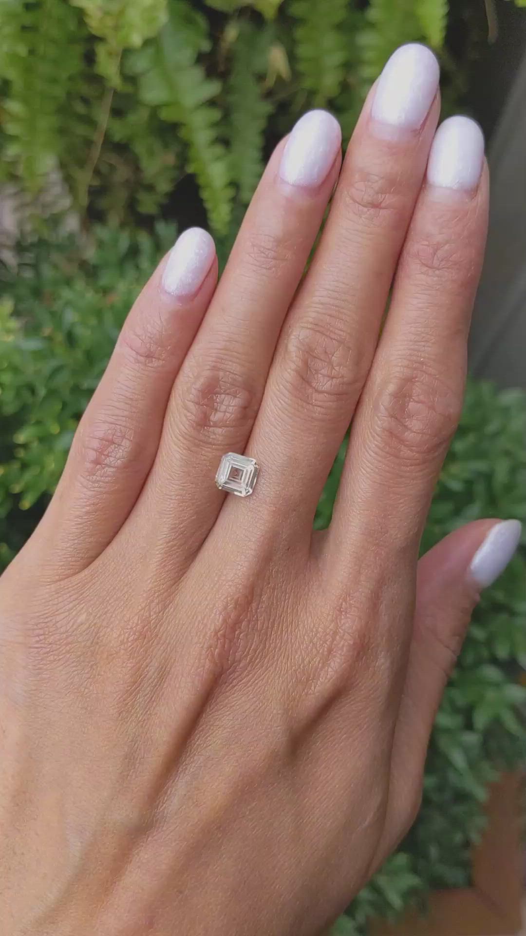 1.53 Ct. Orangish Yellow Sapphire from Ceylon (Sri Lanka) Size Video