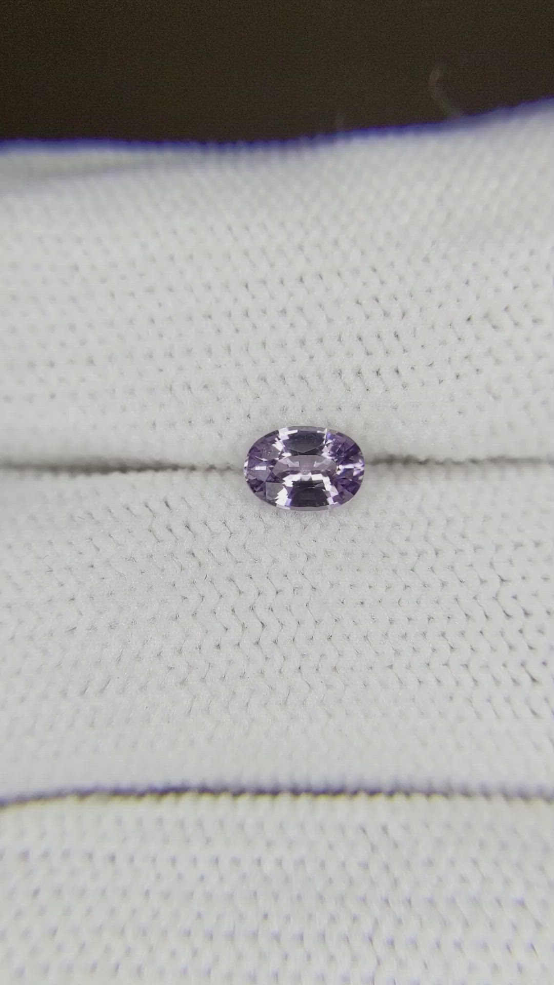 0.43 Ct. Purple Sapphire from Ceylon (Sri Lanka) Size Video