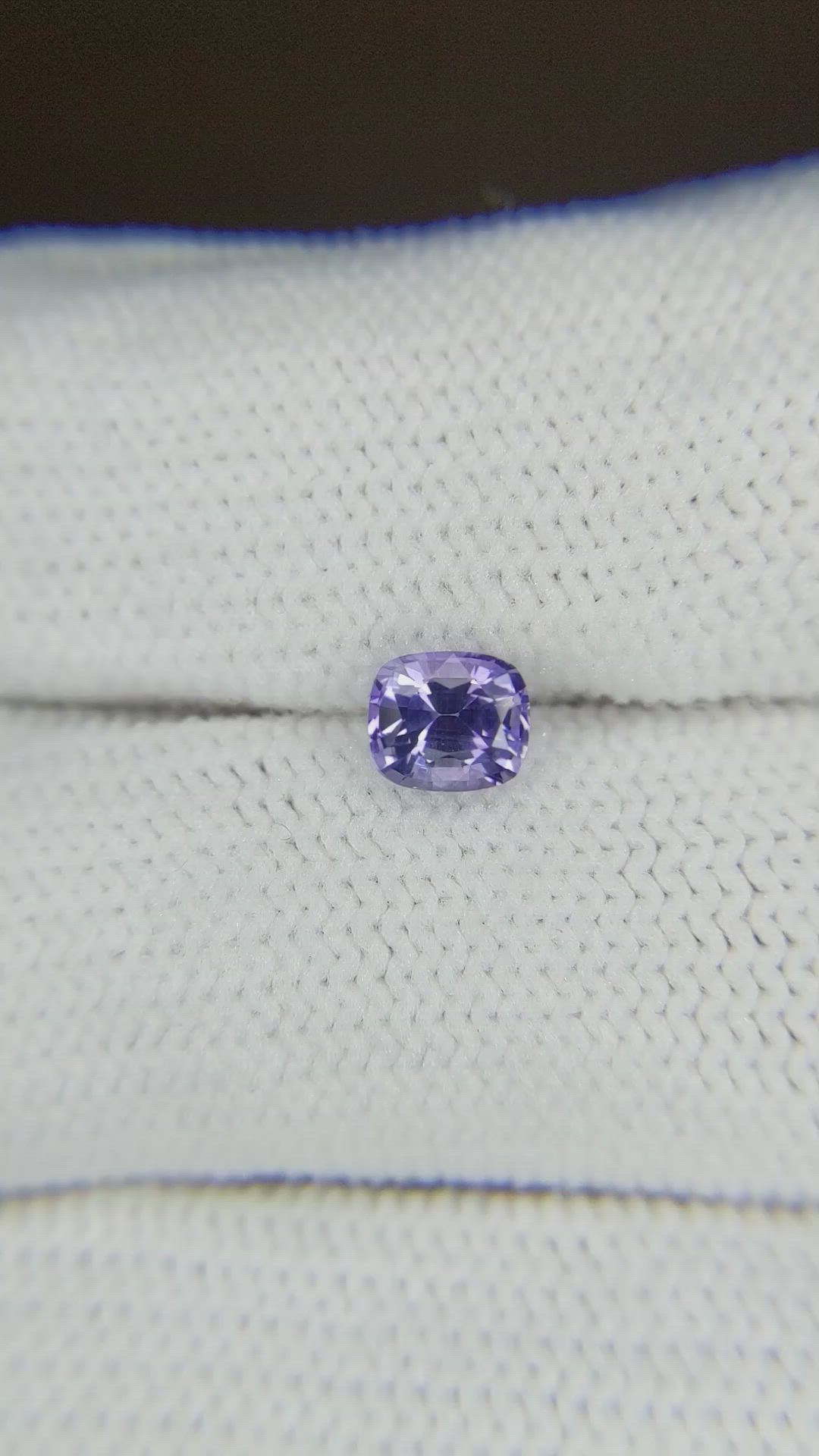 0.69 Ct. Purple Sapphire from Ceylon (Sri Lanka) Size Video