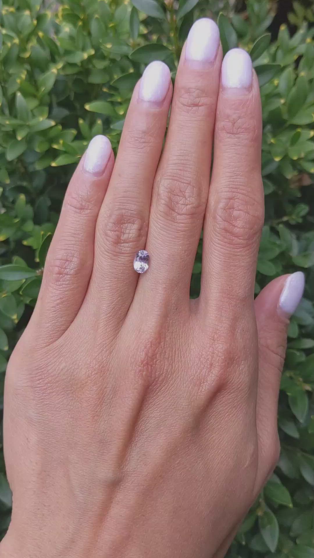 1.12 Ct. Purple Sapphire from Ceylon (Sri Lanka) Size Video