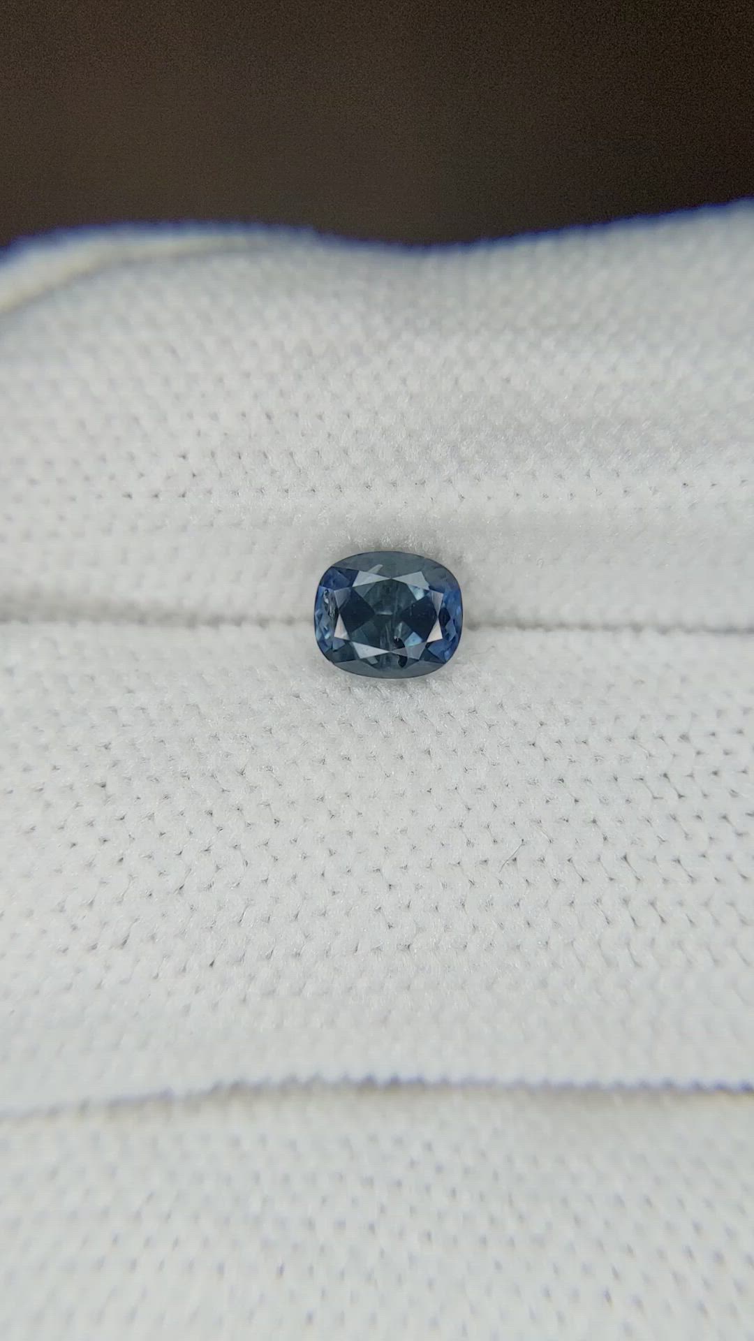 0.93 Ct. Greenish Blue Sapphire from Montana Size Video