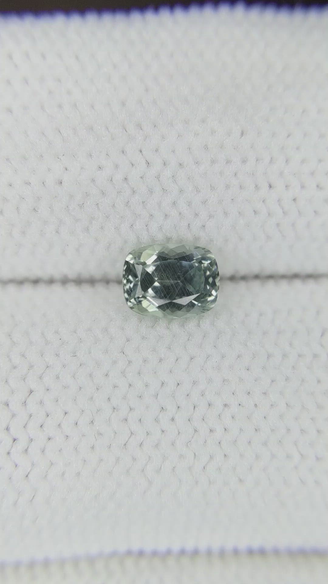 0.80 Ct. Bluish Green Sapphire from Montana Size Video