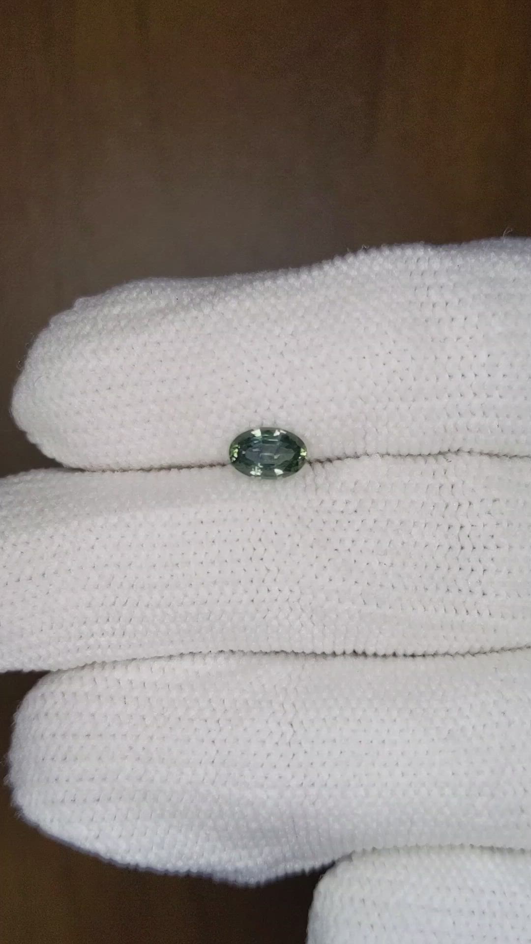 0.62 Ct. Sapphire from Montana Size Video