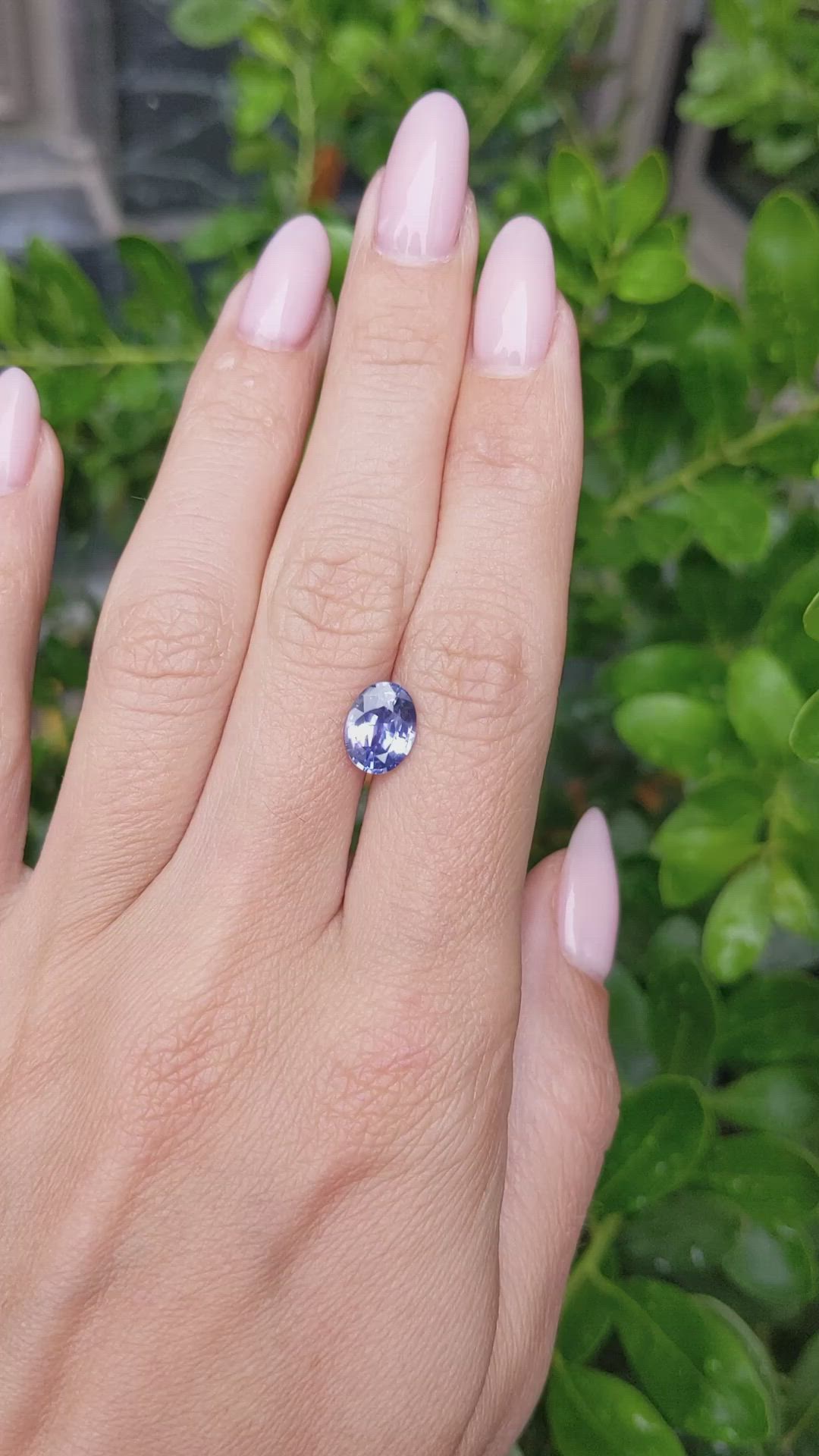 2.28 Ct. Color Change Sapphire from Ceylon (Sri Lanka) Size Video