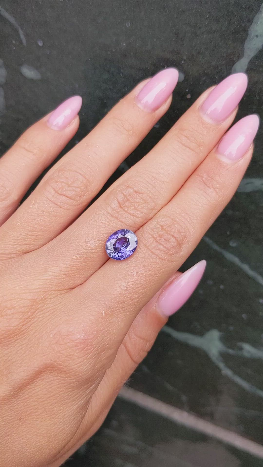4.16 Ct. Color Change Sapphire from Ceylon (Sri Lanka) Size Video