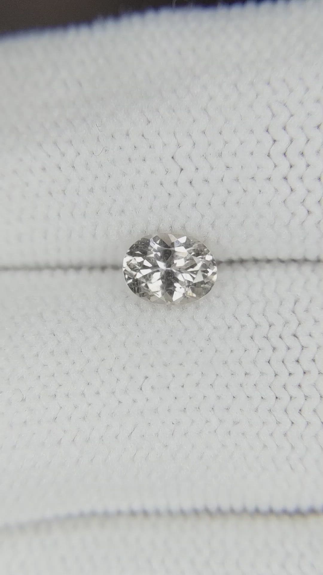 0.83 Ct. Peach Sapphire from Montana Size Video