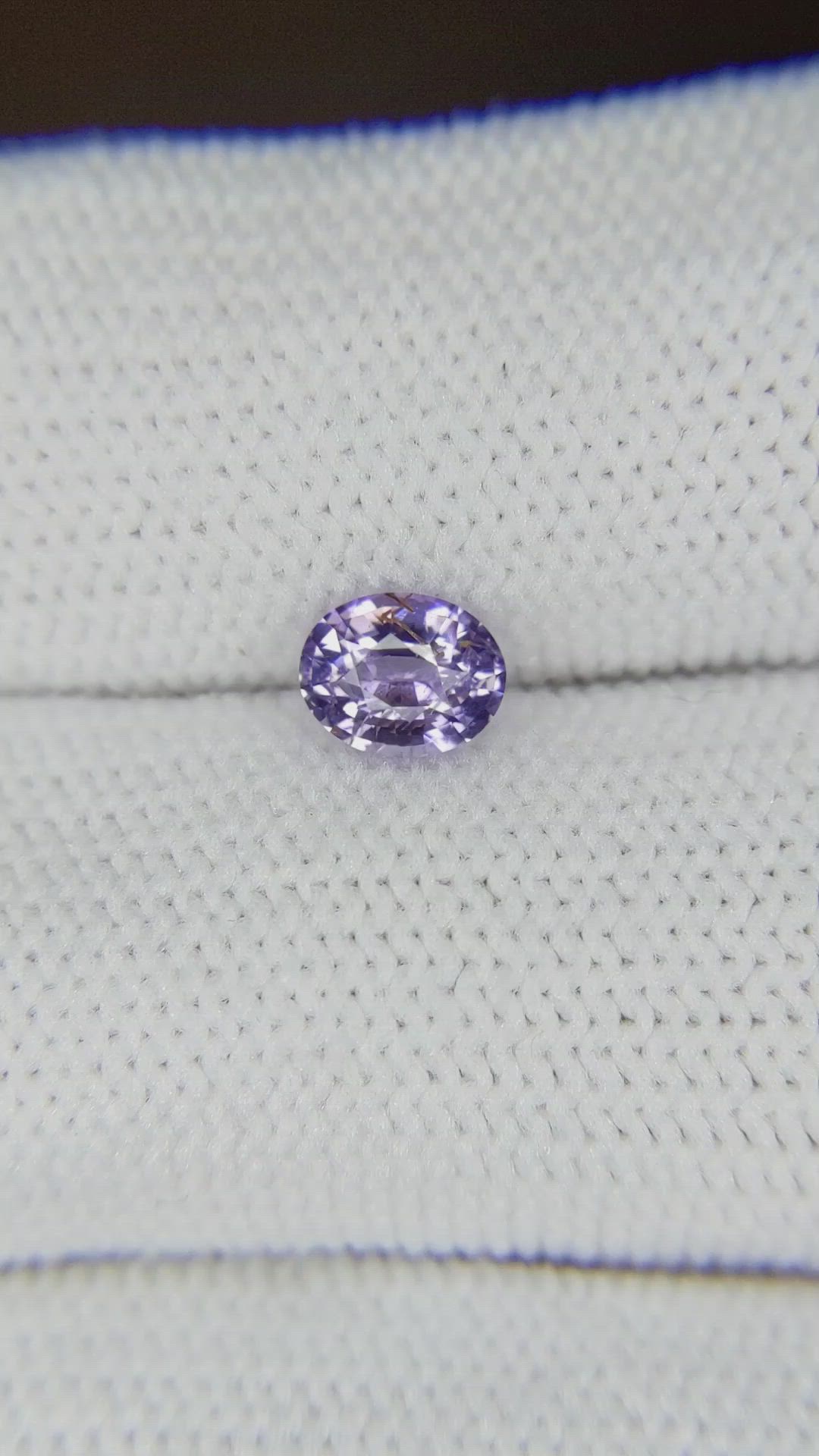 0.65 Ct. Purple Sapphire from Ceylon (Sri Lanka) Size Video