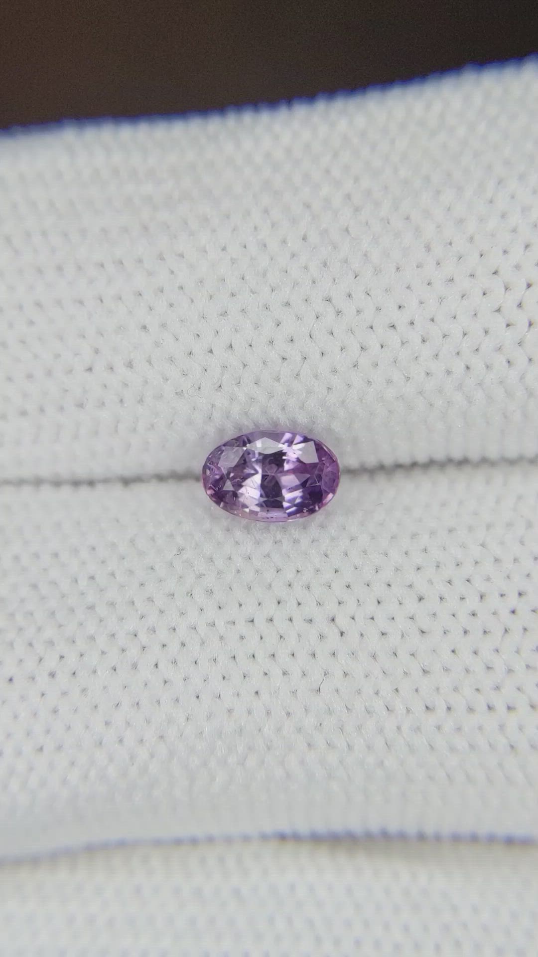0.72 Ct. Purple Sapphire from Ceylon (Sri Lanka) Size Video