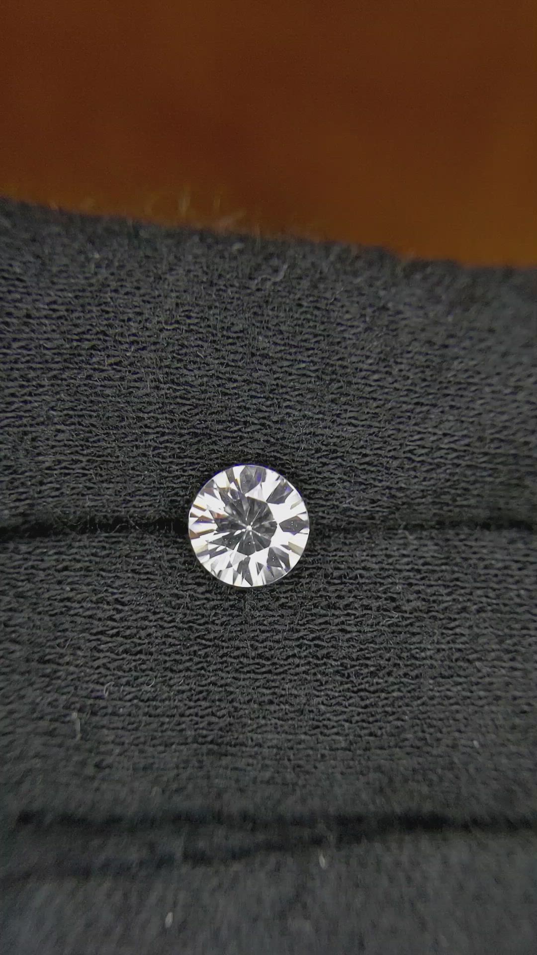 1.31 Ct. White Sapphire from Ceylon (Sri Lanka) Size Video