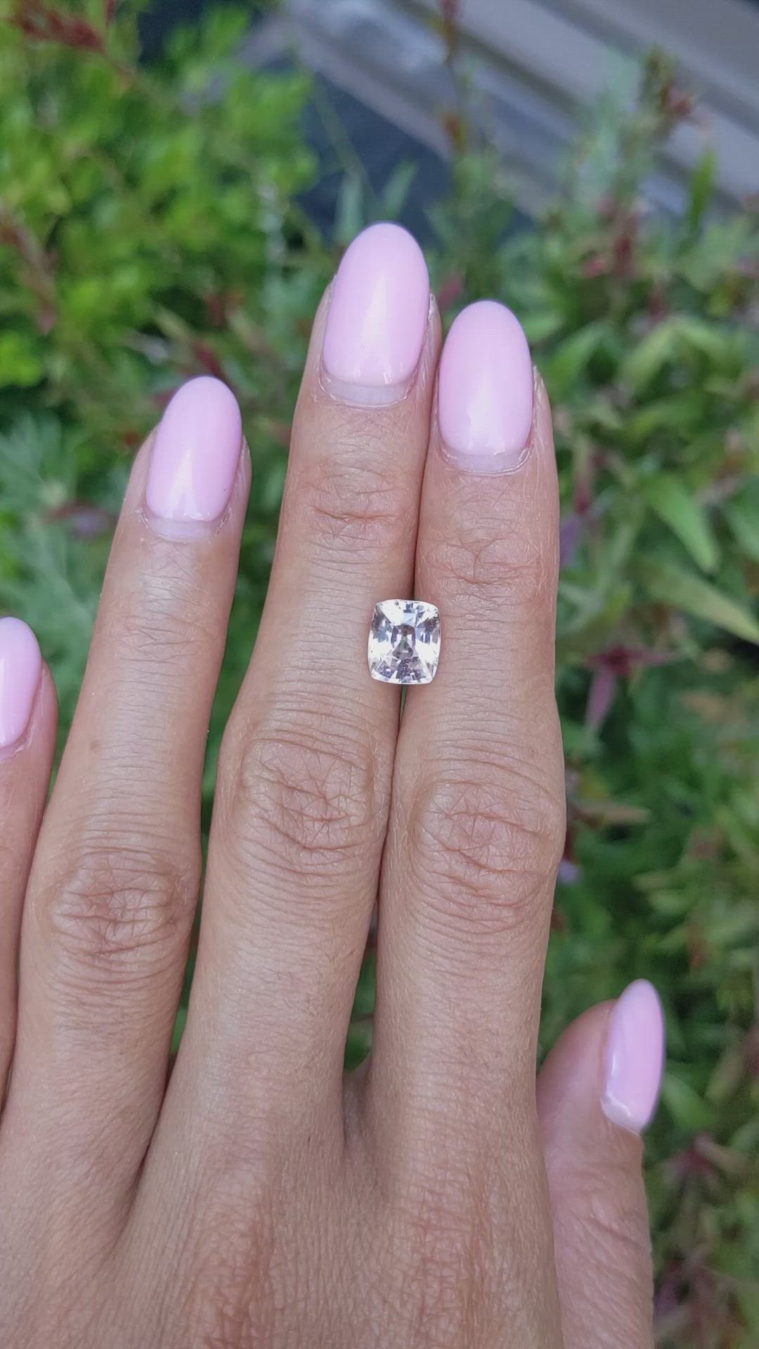 2.43 Ct. Peach Sapphire from Madagascar Size Video