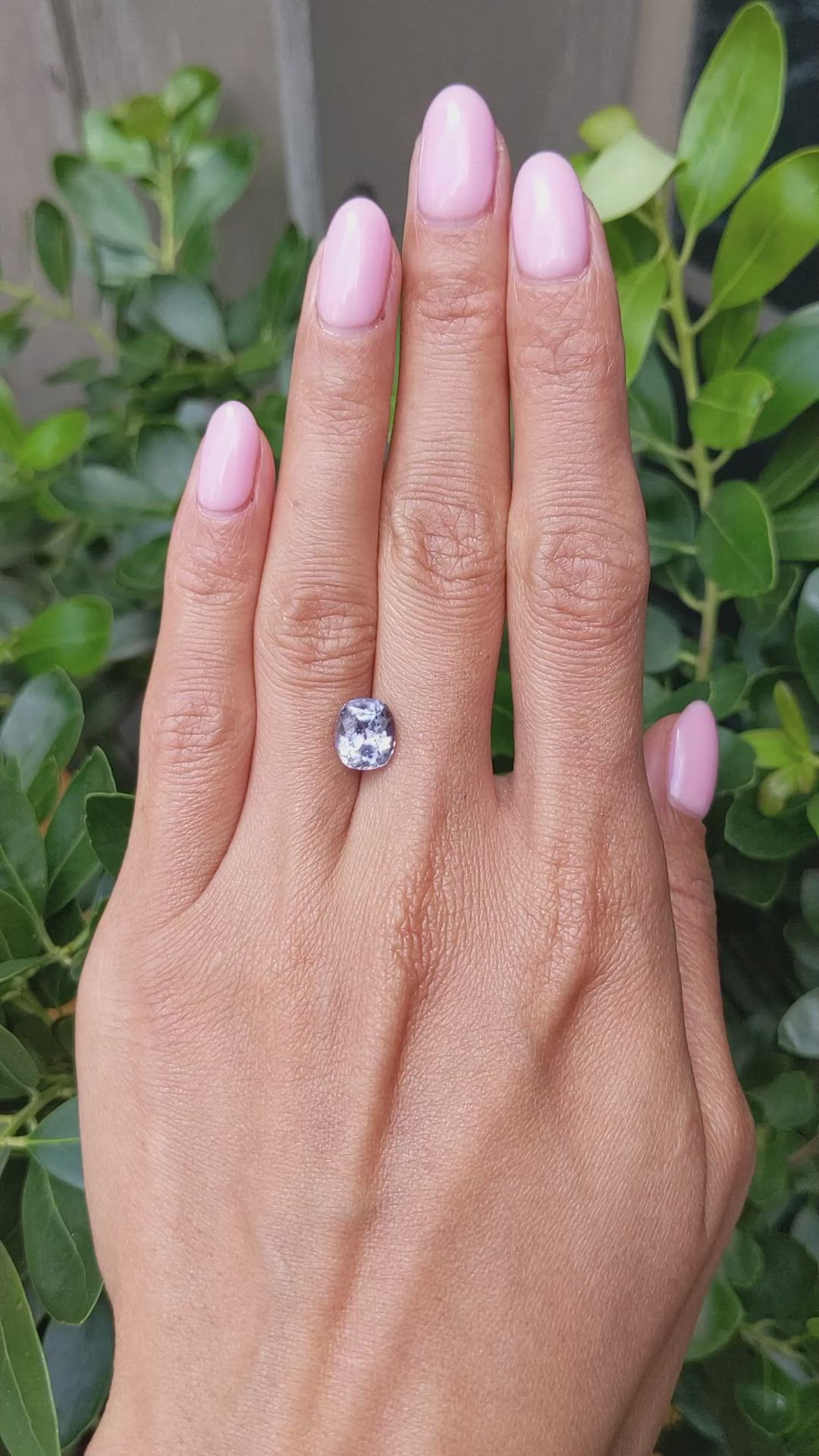 3.10 Ct. Purple Sapphire from Montana Size Video