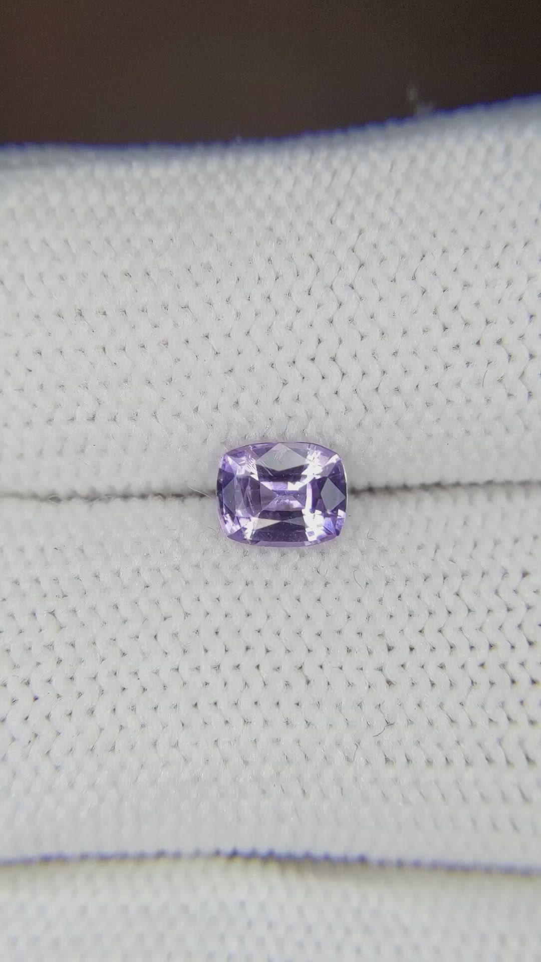 0.53 Ct. Purple Sapphire from Ceylon (Sri Lanka) Size Video