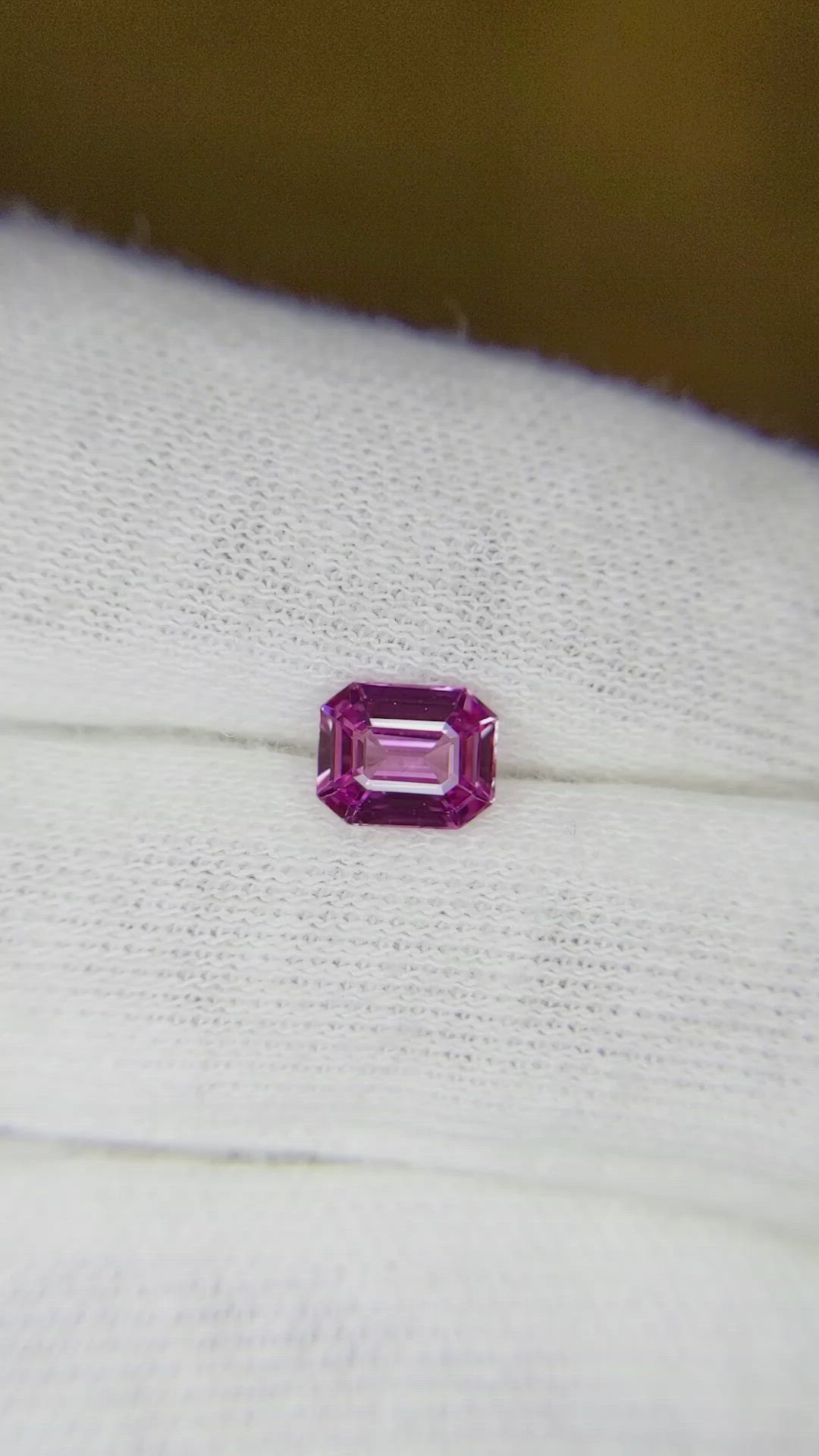 1.08 Ct. Purplish Pink Sapphire from Ceylon (Sri Lanka) Size Video