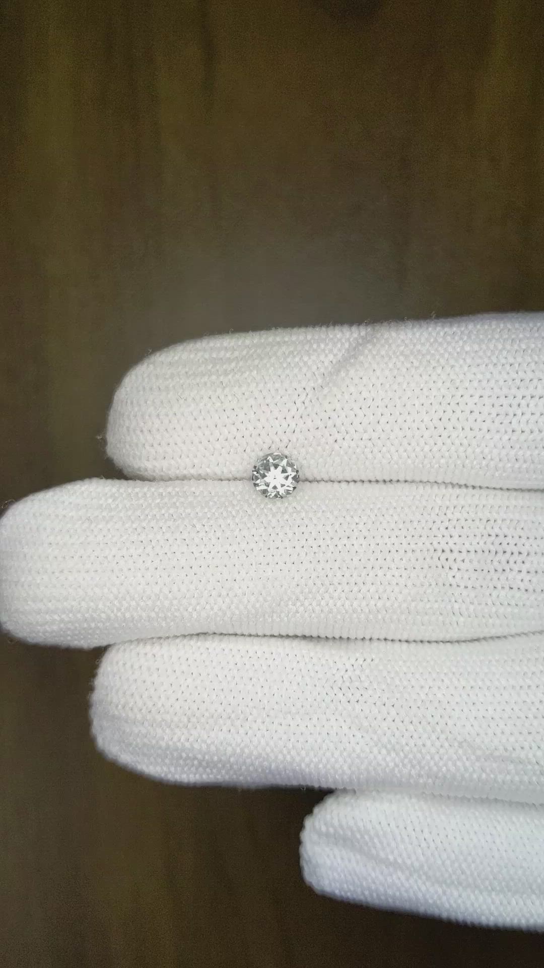 0.46 Ct. Bluish Green Sapphire from Montana Size Video