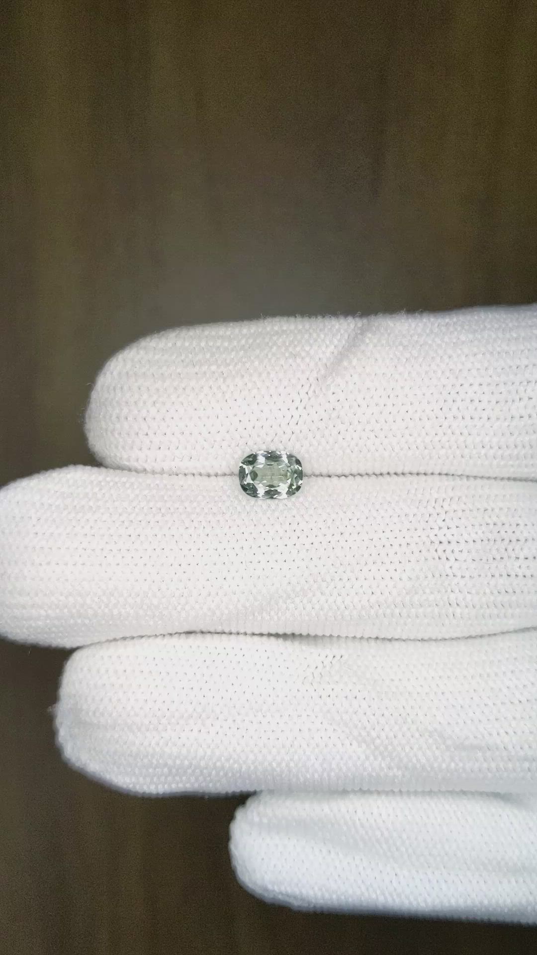 0.68 Ct. Sapphire from Montana Size Video
