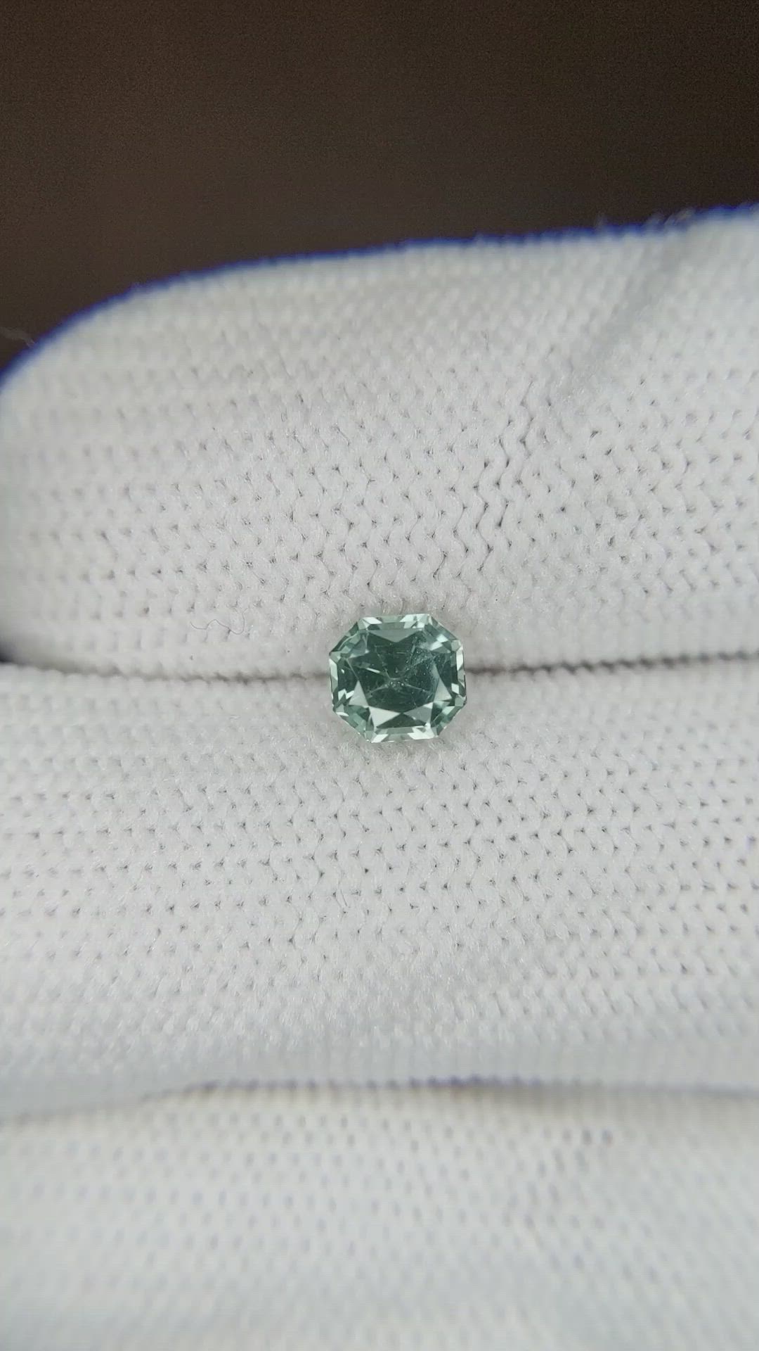 0.79 Ct. Greyish Blue Sapphire from Montana Size Video
