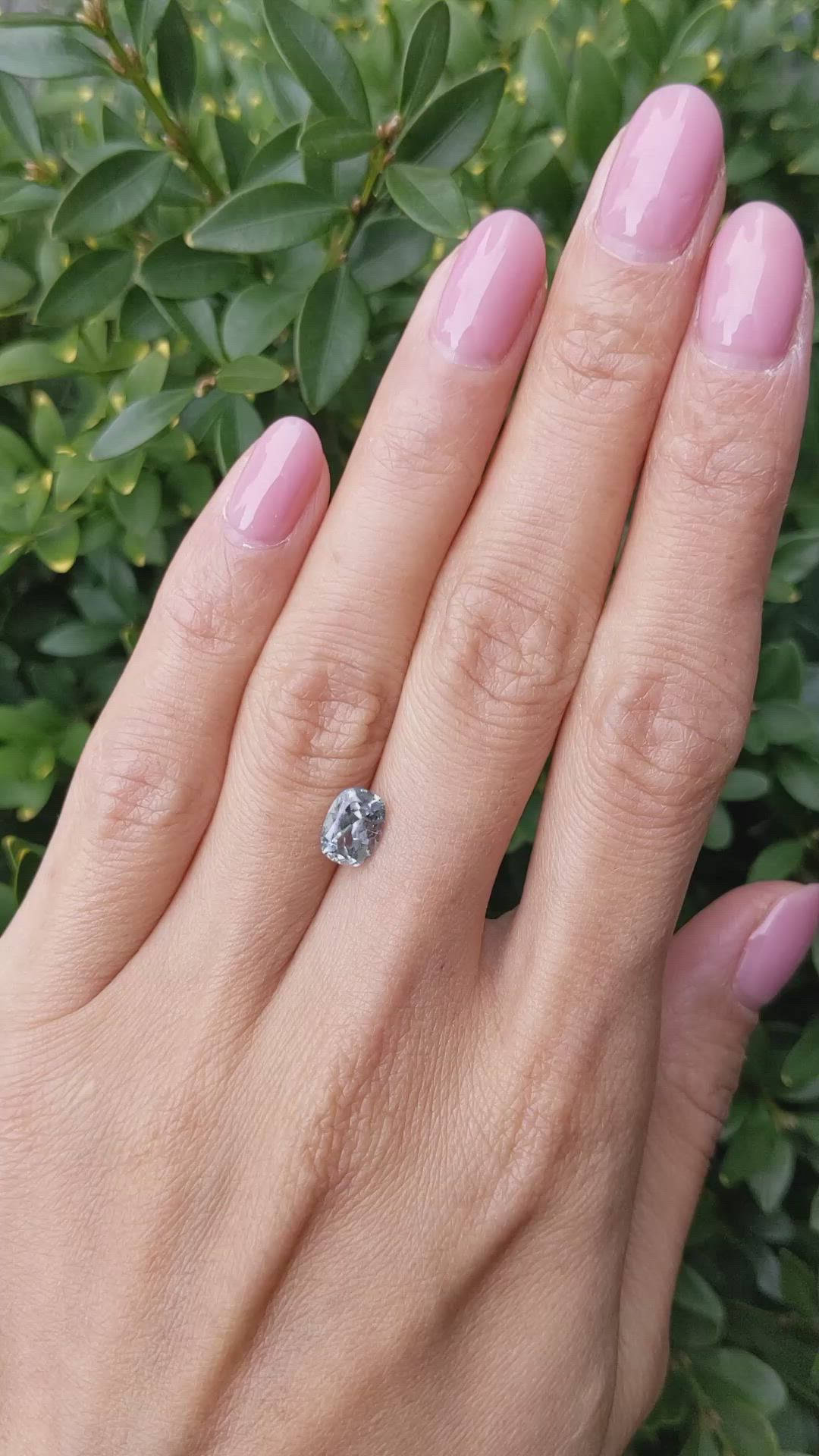 1.71 Ct. Green Sapphire from Montana Size Video