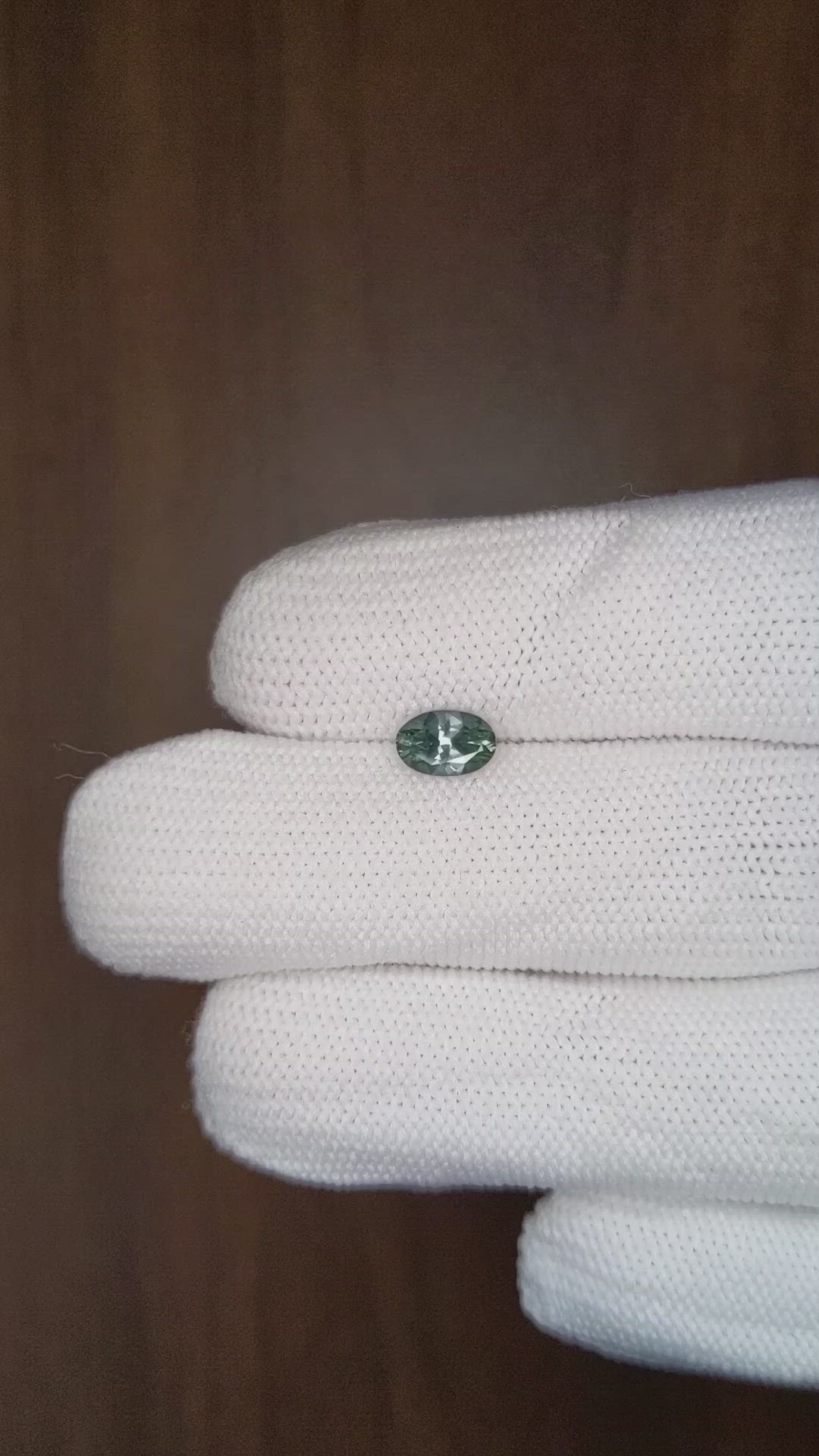 0.77 Ct. Sapphire from Montana Size Video