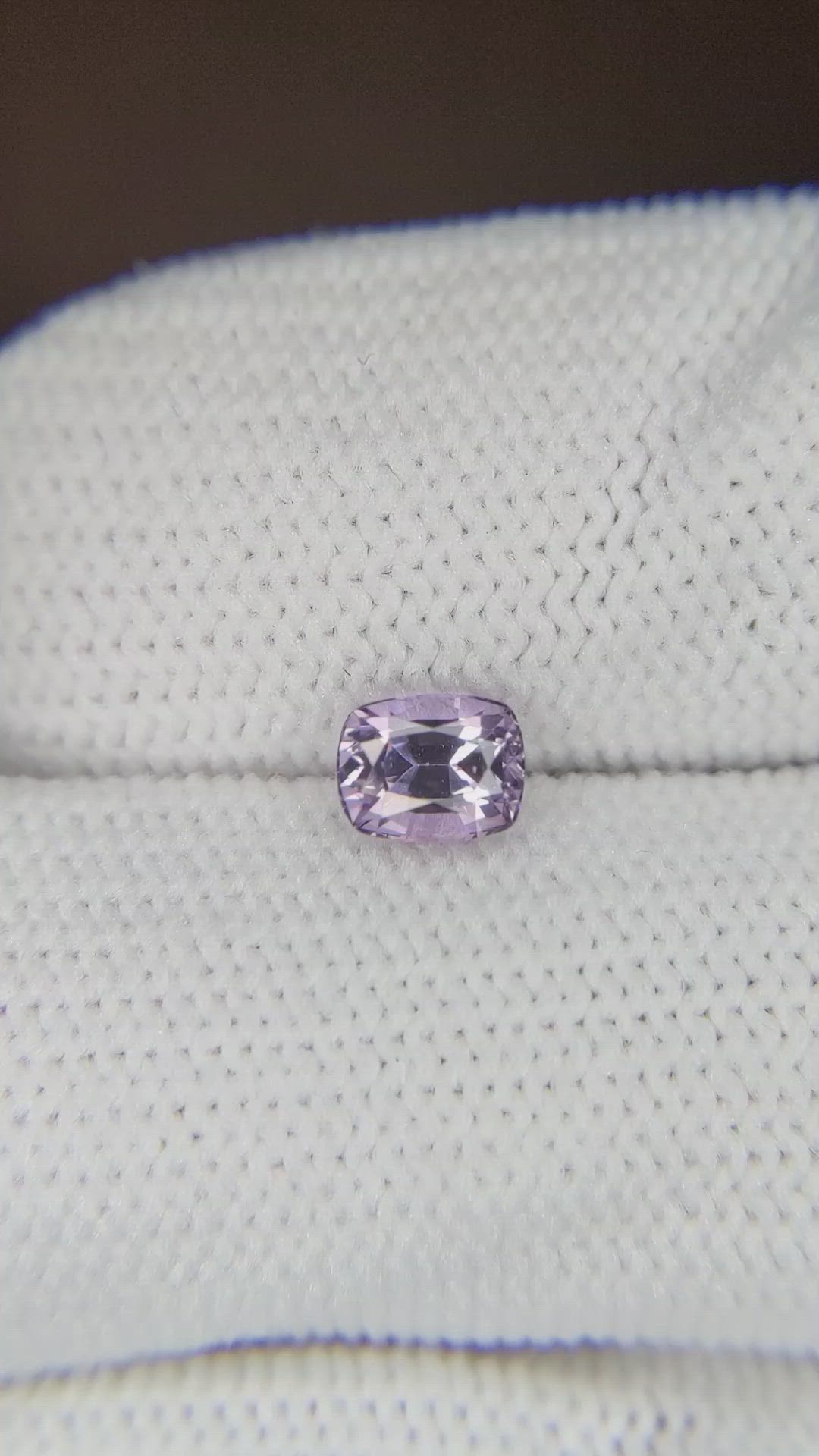 0.63 Ct. Purple Sapphire from Ceylon (Sri Lanka) Size Video
