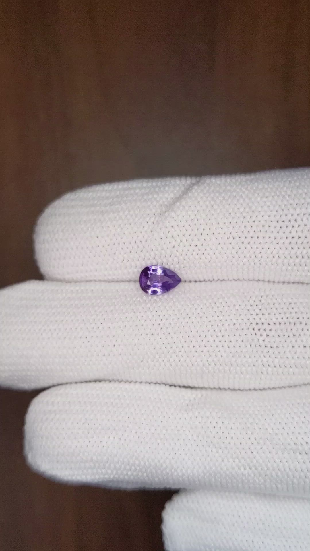 0.66 Ct. Color Change Sapphire from Ceylon (Sri Lanka) Size Video