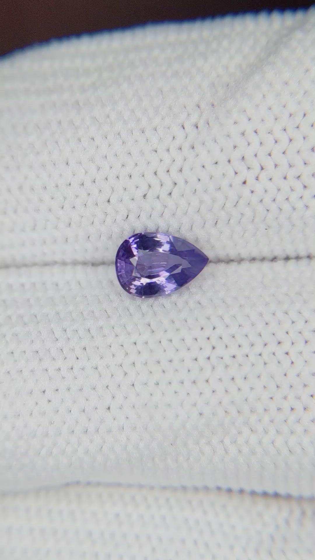 0.66 Ct. Color Change Sapphire from Ceylon (Sri Lanka) Size Video