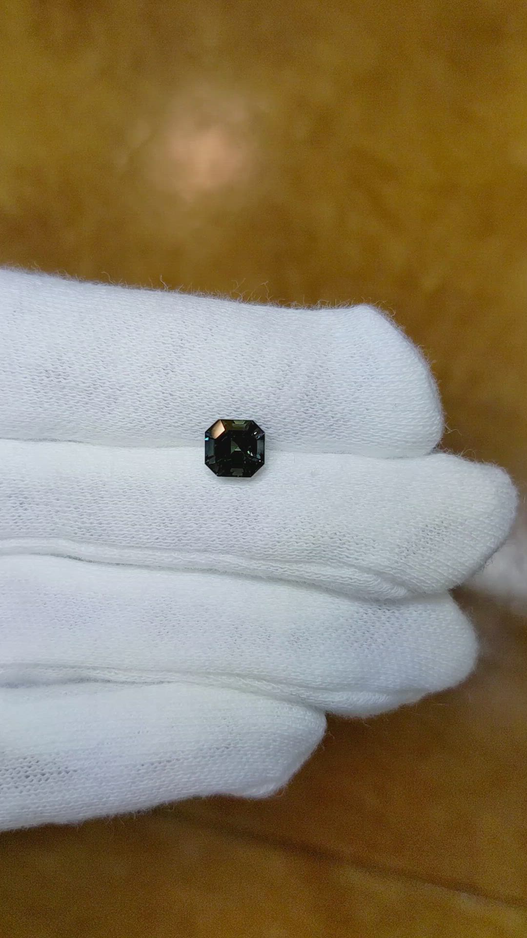 1.65 Ct. Bluish Green Sapphire from Madagascar Size Video